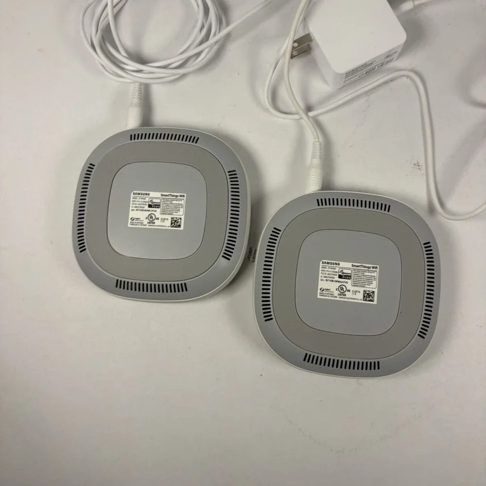Lot of Two (2) ET-WV525 Samsung SmartThings Wi-Fi Mesh Routers (Tested)